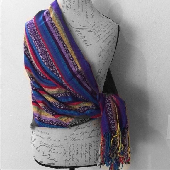 Accessories - ❤️ Multicolored Peruvian Sarong Wrap/Scarf/Shawl